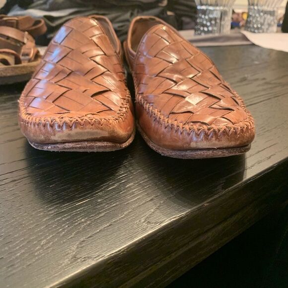 Johnston & Murphy Basket Weave Loafers sz 11 main image 2